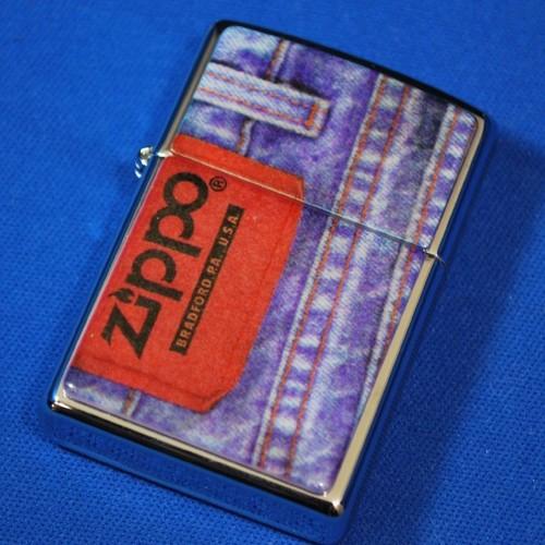 デニムシリーズ　LEATHER TAG【ZIPPO】
