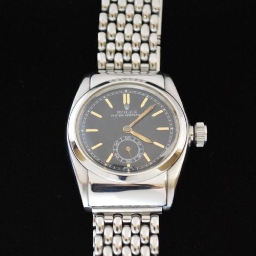 バブルバック　ステン・カバード「スモセコ」【ROLEX】
