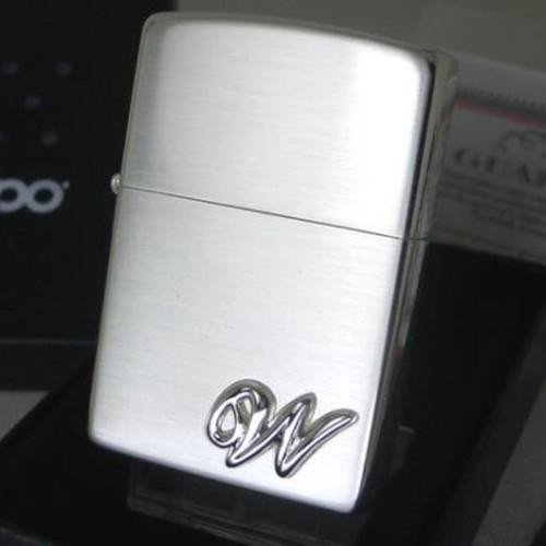 シルバーメタル　イニシャル “W”【ZIPPO】