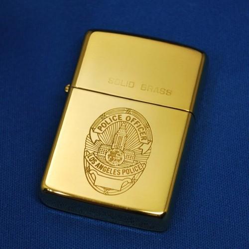 ロス警察ゴールド　クリック音 良好！！【ZIPPO】