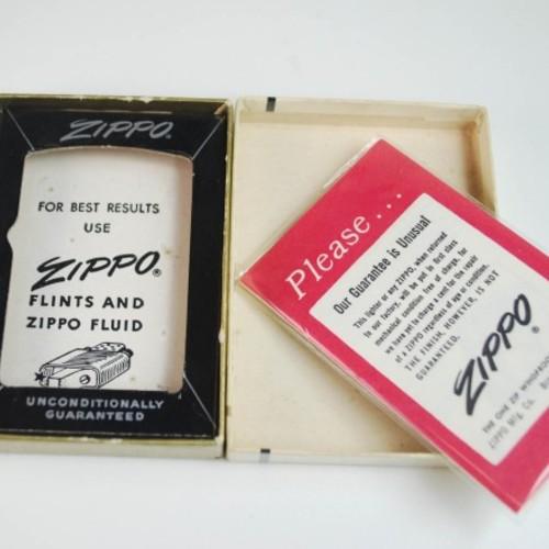 1962～1966年製　パッケージボックス【ZIPPO】