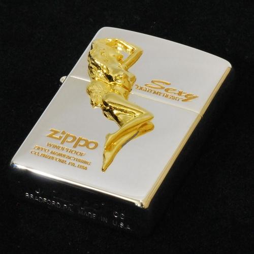 SEXY GIRL 立体メタル GOLD 【ジッポー】
