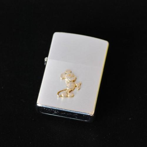 ミッキーマウス　ピンズ貼り 【ZIPPO】