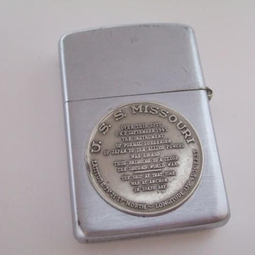 ミズリー号　降伏調印式　歴史的アイテム　日本降伏　ZIPPO 【ジッポー】