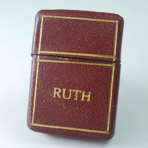 ジッポー　WW2 フルレザー・ラップ RUTH　希少な試作品！！【ジッポー】
