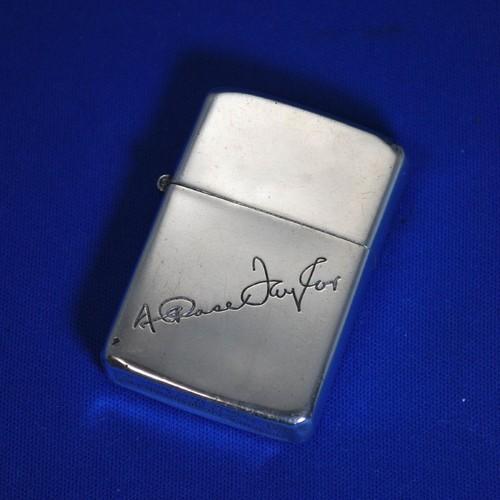 ３バレル　スターリング　ファクシミリサイン A　【ZIPPO】