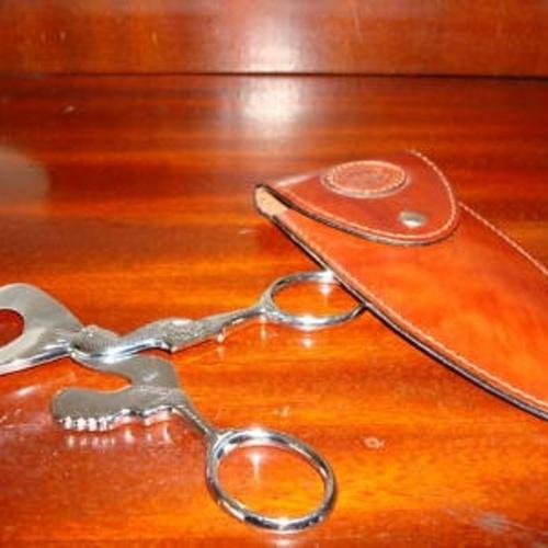High end ciger scissors （Made in Italy with case）