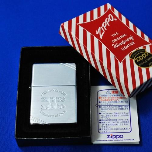 1937レプリカ　ロゴ＆ダイアゴナルライン【ZIPPO】