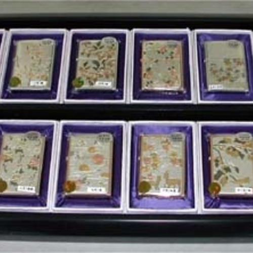 電鋳板 1月～12月　12個セット【ZIPPO】