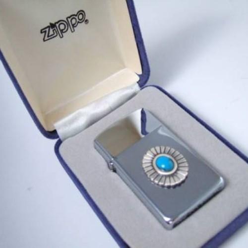 1999年製　 ターコイズ  プレート貼り B【ZIPPO】