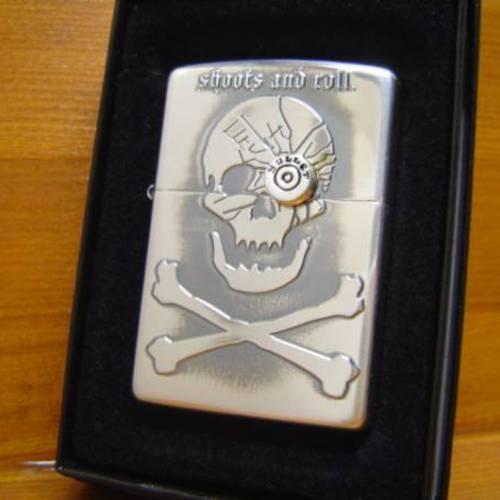 スカル ＆ 弾丸【ZIPPO】