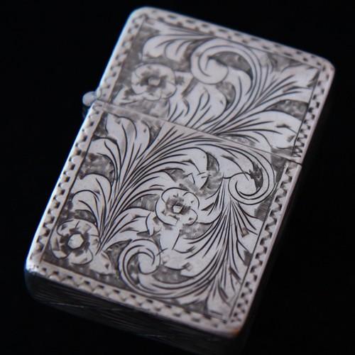 シルバー手彫り全面彫刻【ZIPPO】