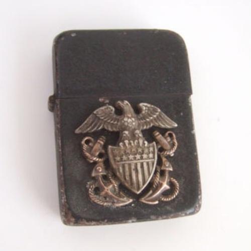 ブラッククラッケル　US NAVY 銀バッジ 【ZIPPO】