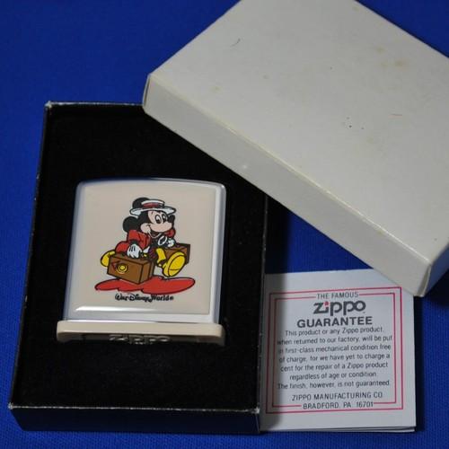 ミッキー・ピル ボックス　ウルトラライト・筆記体ロゴ　無地「ピルボックス」専用箱入り　【ZIPPO】