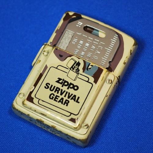 サバイバルツール付き　迷彩ロスプルーフ【ZIPPO】