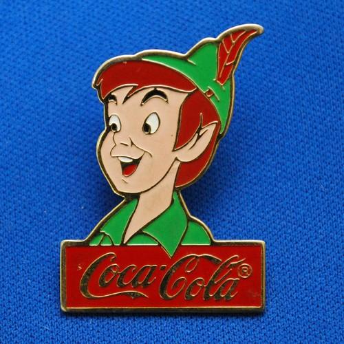 ピンバッジ（ピンズ）ディズニー＆コカコーラ　２個セット