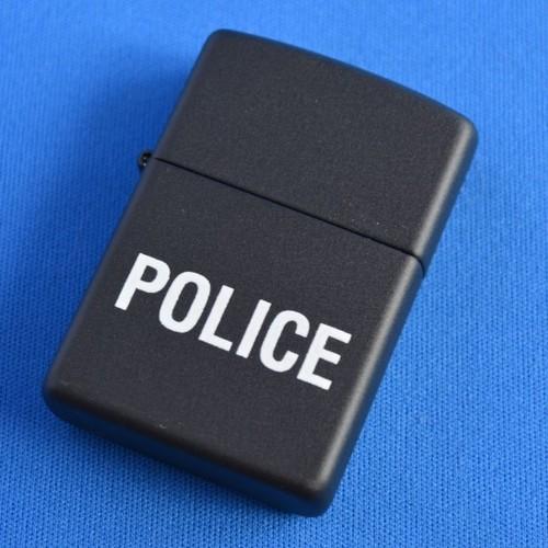 POLICE　ブラックマット【ZIPPO】