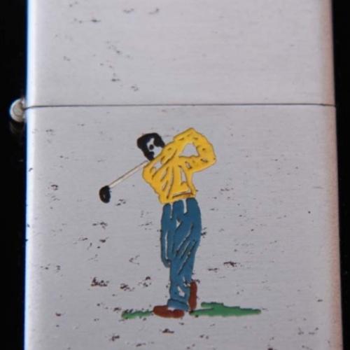1953～54年・スチール製  スポーツシリーズ　ゴルファー 【ZIPPO】
