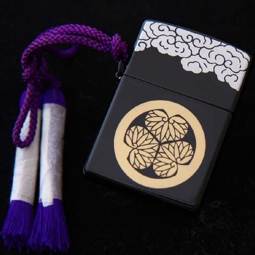 本金蒔絵　葵の紋【ZIPPO】