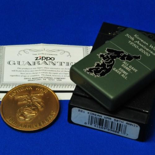 Korean War 50Th メダル付 【ZIPPO】