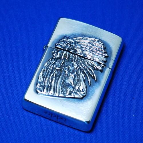 インディアン　メタル貼り B 【ZIPPO】