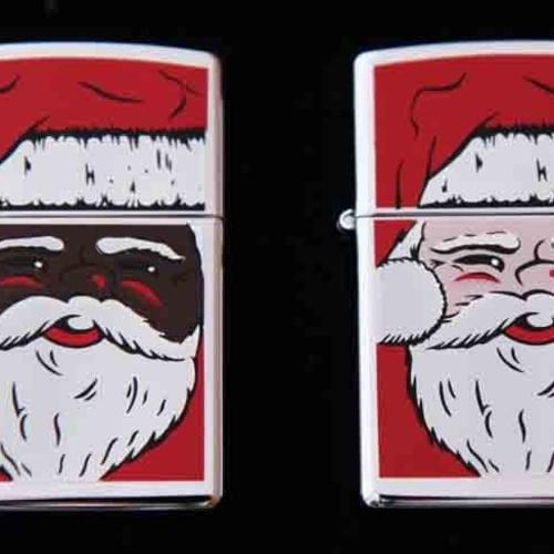 ブラックサンタ ＆ ホワイトサンタ 2個セット 【ZIPPO】