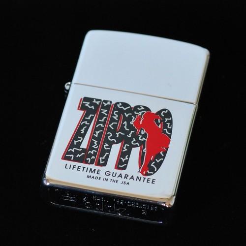 ZIPPOロゴ＆ウィンディ・シルエット【ZIPPO】