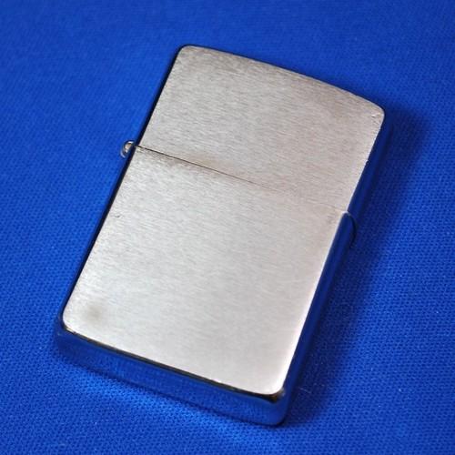 1985年　プレーン（無地）デカ・スラッシュ（フラットボトム）【ZIPPO】
