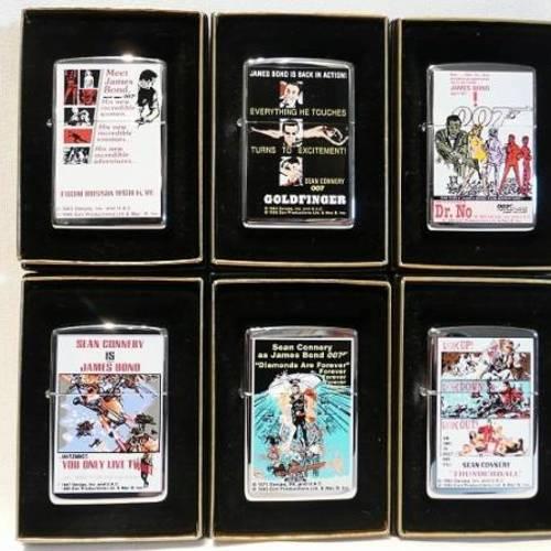 007　ジェームズ・ボンド　6種セット【ZIPPO】