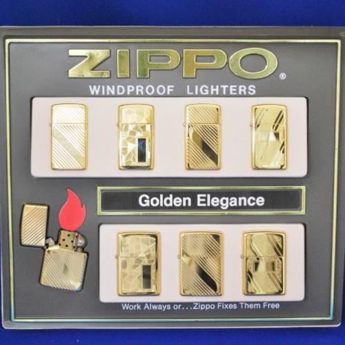 ゴールデン・エレガンス　ディスプレイ・パネル　8個セット 【ZIPPO】