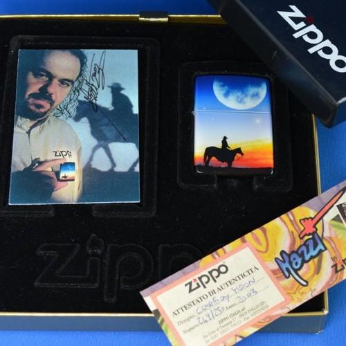 MAZZI エアブラシ　COWBOY & MOON【ZIPPO】