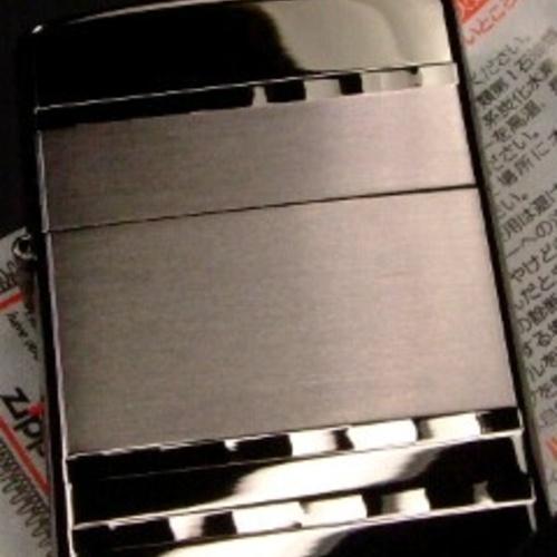 ダブルブラック　ダイヤカット・ライン 【ZIPPO】