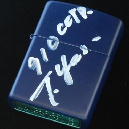 安永　孝　直筆サイン、、、【ZIPPO】