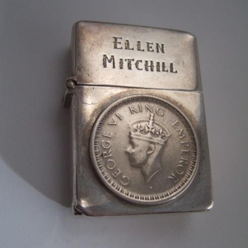 WWⅡ　インドコイン　社外品銀ケース　【ZIPPO】