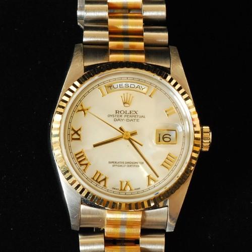 ロレックス　デイデイト　18K トリドール・ブレス【ROLEX】