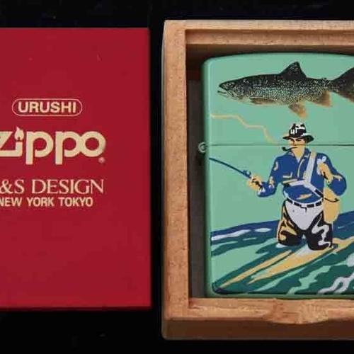 ウルシ Fisherman 碧 【ZIPPO】