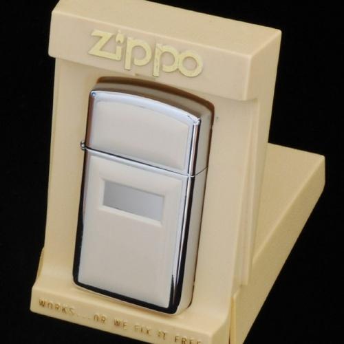 1978年 初年度　ウルトラライト・スリム　アイボリーケース付き 【ZIPPO】