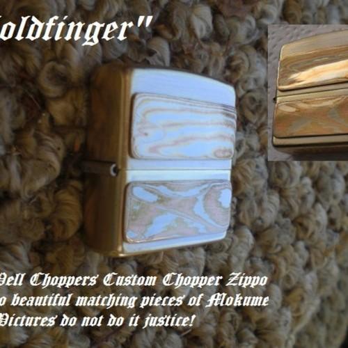 Nick Pell Chopper  GOLD FINGER【ZIPPO】